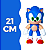 Boneco Sonic Articulado Vinil Original Novabrink 21cm - Imagem 7