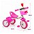 Triciclo Infantil Trike Biemme - Rosa - Imagem 7