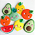 Frutas baby em feltro arte com feltro 50 peças - Imagem 1