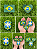 Recortes Apliques de Feltro Bandeira do Brasil - 4 unidades - Imagem 1
