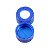 TAMPA VIAL ROSCA 9MM SILICONE/PTFE PRE-CORTADA - Imagem 1