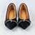 Scarpin preto salto fino tira strass linha confort Eduarda Porto - Imagem 4