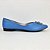 Sapatilha com detalhes pedras Eduarda Porto azul jeans - Imagem 1