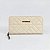 CARTEIRA GRANDE OFF WHITE MATELASSE COM ZIPER WJ - Imagem 1
