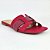 Rasteira pink tira strass Dolcini - Imagem 2