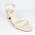 Sandalia salto médio Di Valentini Off white - Imagem 5