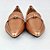 Sapatilha metalizada bronze rosé tira nó strass Eduarda Porto - Imagem 5