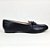Sapatilha napa preta estilo mocassim enfeite  preto Eduarda Porto - Imagem 3