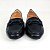 Sapatilha napa preta estilo mocassim enfeite  preto Eduarda Porto - Imagem 5