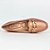 Sapatilha bronze rosé estilo mocassim metal rosé Eduarda Porto - Imagem 2