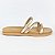 Birken tiras arredondadas dourado light Eduarda Porto - Imagem 1