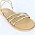 Birken tiras dourado light com elastico calce fácil Eduarda Porto - Imagem 4