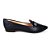 Sapatilha Preta estilo mocassim strass Eduarda Porto - Imagem 4