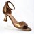 Sandália Bruna craquele bronze Via Scarpa - Imagem 1