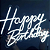Happy Birthday Acrílico com LED - Imagem 1