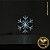 FLOCO DE NEVE EM LED 30X26 CM - Imagem 1