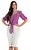 Saia Justa Bengaline texturizado Off-White Hapuk - Imagem 1