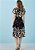 Vestido Viscose Estampa Flores Preto Tatá Martello - Imagem 2