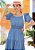 Vestido com Lastex na Cintura Azul Fagian - Imagem 5