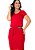Vestido Raissa Malha Vermelho Hapuk - Imagem 1