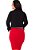 Vestido Raissa Malha Vermelho Hapuk - Imagem 2