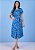 Vestido Carla Evasê Azul Tatá Martello - Imagem 1