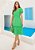 Vestido Giulia Evasê Verde Fagian - Imagem 1