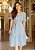 Vestido Juliana Evasê Listrado Fagian - Imagem 1