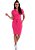 Vestido Clarice Malha Piquet Pink Hapuk - Imagem 1