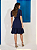 Vestido Letícia com Babado Azul Tatá Martello - Imagem 3