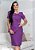 Vestido Justo Malha Laise Roxo Femy - Imagem 1