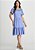 Vestido Rute com Babado Azul Tatá Martello - Imagem 1