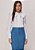 Saia Jeans Tradicional Azul Claro Titanium - Imagem 3