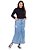 Saia Jeans Fabiana Azul Claro Hapuk - Imagem 1