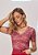Blusa Justa Malha Estampada Marsala Titanium - Imagem 3