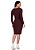 Vestido Ellie Malha Canelada Marrom Hapuk - Imagem 2
