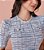 Vestido Tata Justo Tweed Azul Tatá Martello - Imagem 2