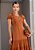Vestido Marina Evasê Caramelo Fagian - Imagem 4
