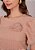 Blusa Bianca Detalhe Flor Bege Tatá Martello - Imagem 3