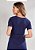 Blusa Malha Detalhe Botões Azul Titanium - Imagem 2