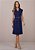 Vestido Thais Alfaiataria Azul Tatá Martello - Imagem 1