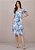 Vestido Marlene Estampado Azul Tatá Martello - Imagem 1