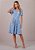Vestido Izabel Jeans Bordado Azul Claro Tatá Martello - Imagem 1
