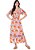 Vestido Solange Estampado Bege Hapuk - Imagem 1