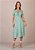 Vestido Paloma Evasê Estampado Verde Tatá Martello - Imagem 3
