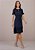 Vestido Jordana com Babado Azul Tatá Martello - Imagem 1