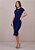 Vestido Kássia Justo Azul Tatá Martello - Imagem 4