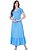 Vestido Glaucia Longo Azul Hapuk - Imagem 1