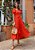 Vestido Michele Midi Vermelho Tatá Martello - Imagem 1