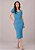 Vestido Lilian Justo Malha Azul Tatá Martello - Imagem 3